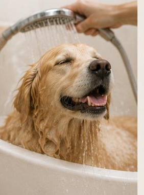 Bañando al perro con Shamp-Son